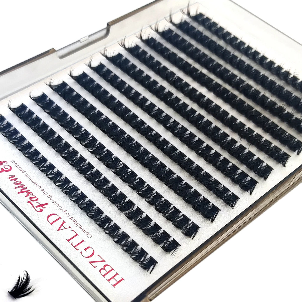 HBZGTLAD Spike eyelash clusters Wispy Cluster eyelash extensions mink strips lower eyelashes fairy hair combinations eyelash clu
