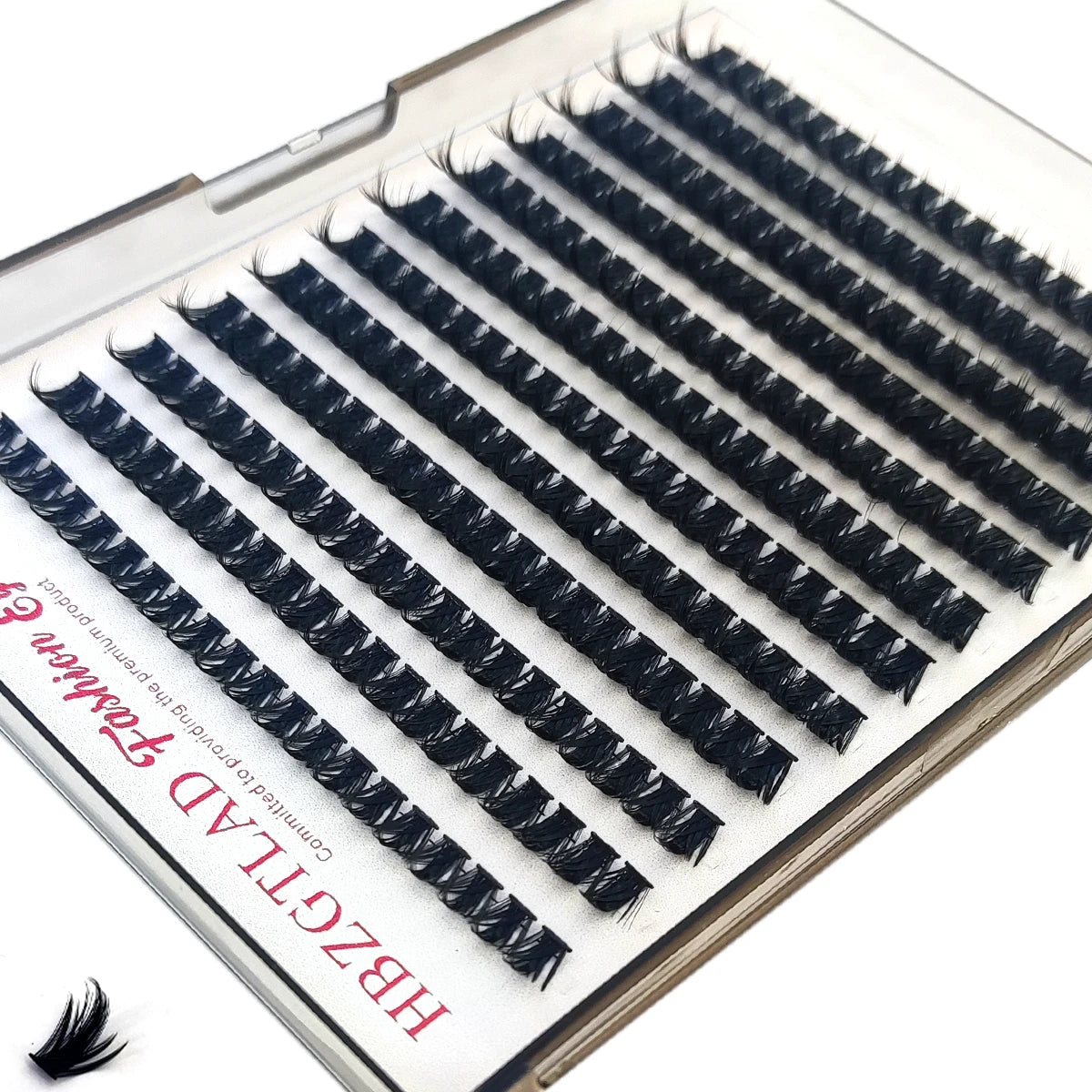 HBZGTLAD Spike eyelash clusters Wispy Cluster eyelash extensions mink strips lower eyelashes fairy hair combinations eyelash clu