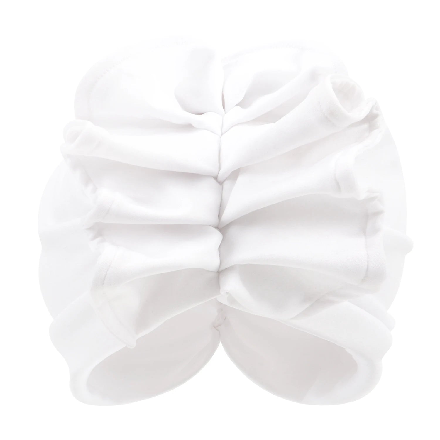 Ruffled Turban Cap for Women