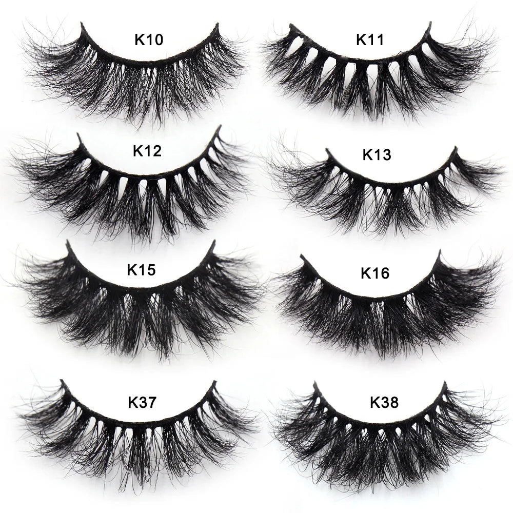 LEHUAMAO Eyelashes 3D Mink Lashes natural mink lashes for daily wear soft lashes Eyelash extension real Eyelash for makeup D103