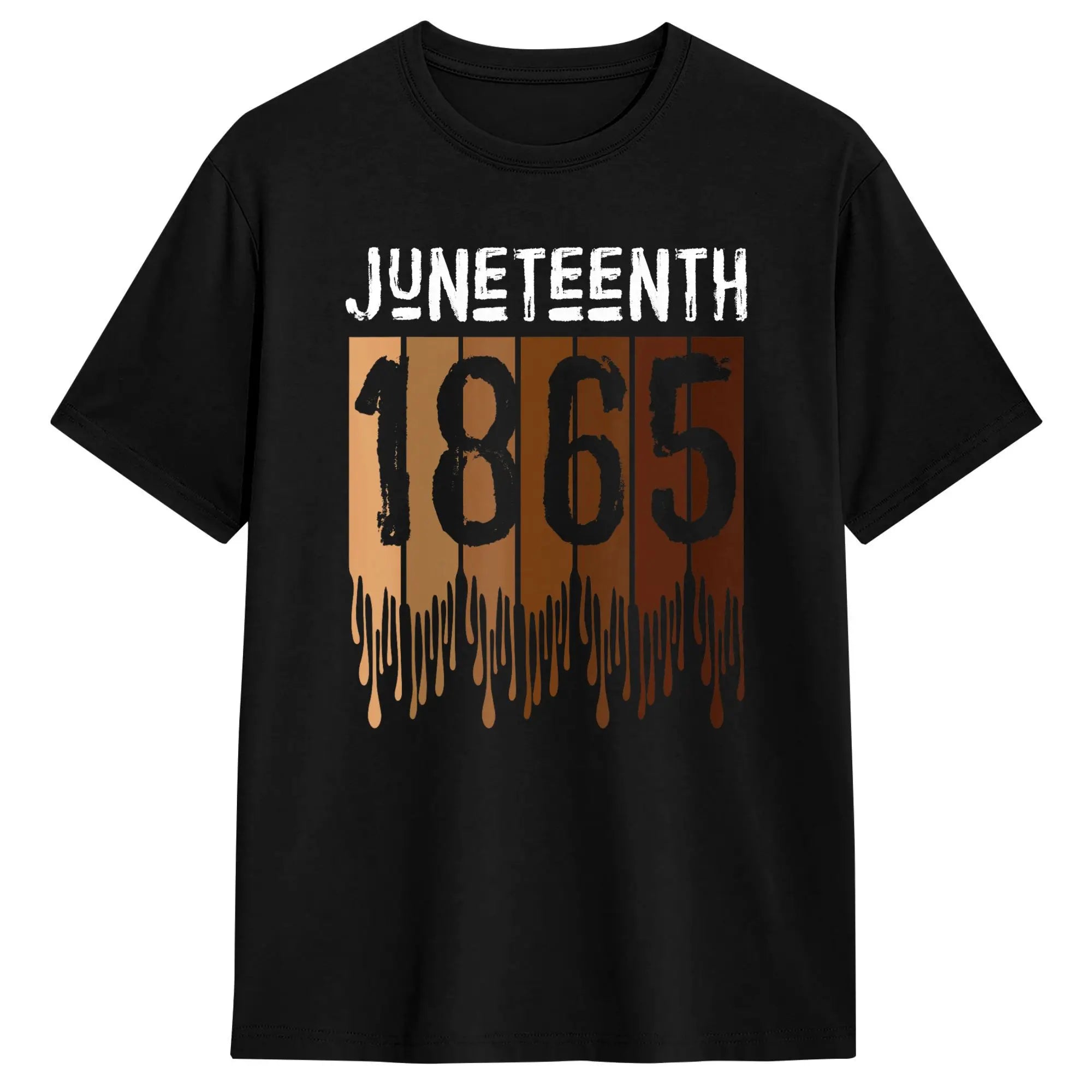 Juneteenth Heart Fists Black History Melanin T Shirt Men's  Cotton Casual T-Shirts Crewneck  Tees Short Sleeve Clothes Gift Idea