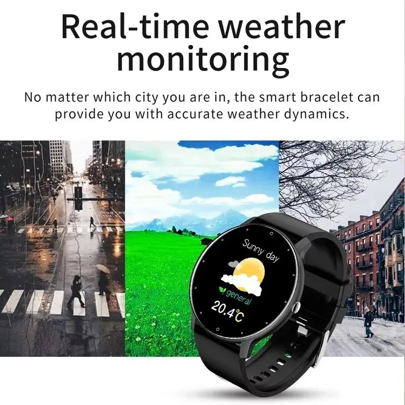 LIGE Fashion Smart Watch Men Sports Fitness Health Monitor New Watches IP67 Waterproof Bluetooth Call For Android ios Smartwatch