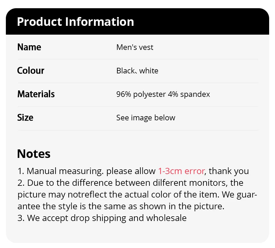 1/3/5 Men's Four Season Classic Solid Color Black Vest Youth Sports And Fitness Casual Top Sports And Comfortable T-shirt