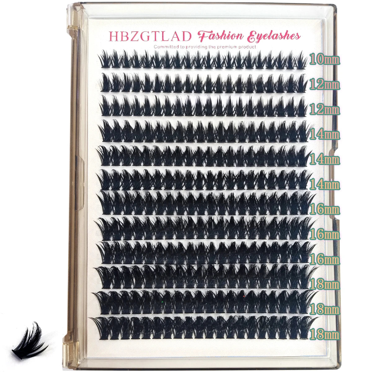 HBZGTLAD Spike eyelash clusters Wispy Cluster eyelash extensions mink strips lower eyelashes fairy hair combinations eyelash clu