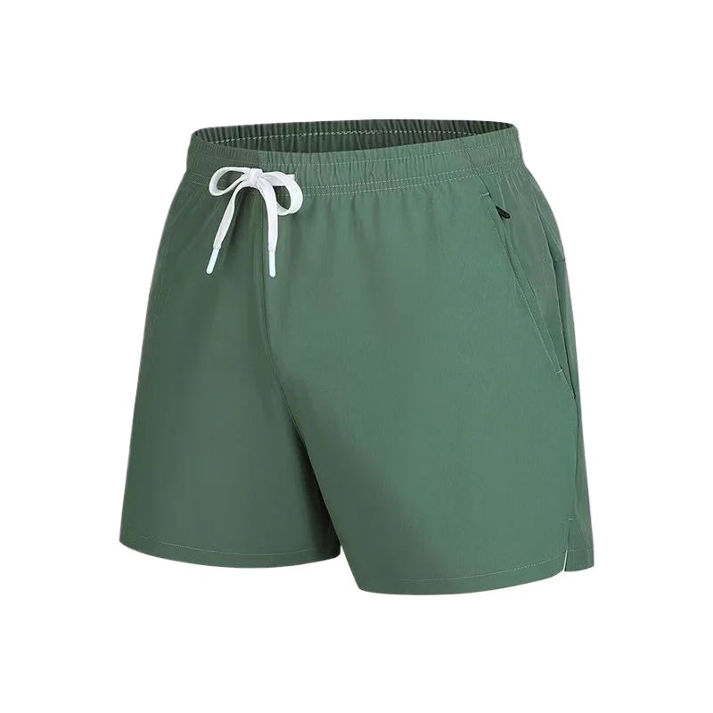 New Mens Sports Casual Sweatpants Summer Shorts Pockets Basic Solid Color Lightweight Pants Jogging Beach Shorts Streetwear Men