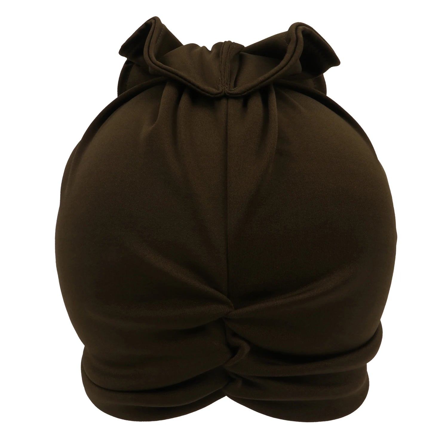 Ruffled Turban Cap for Women