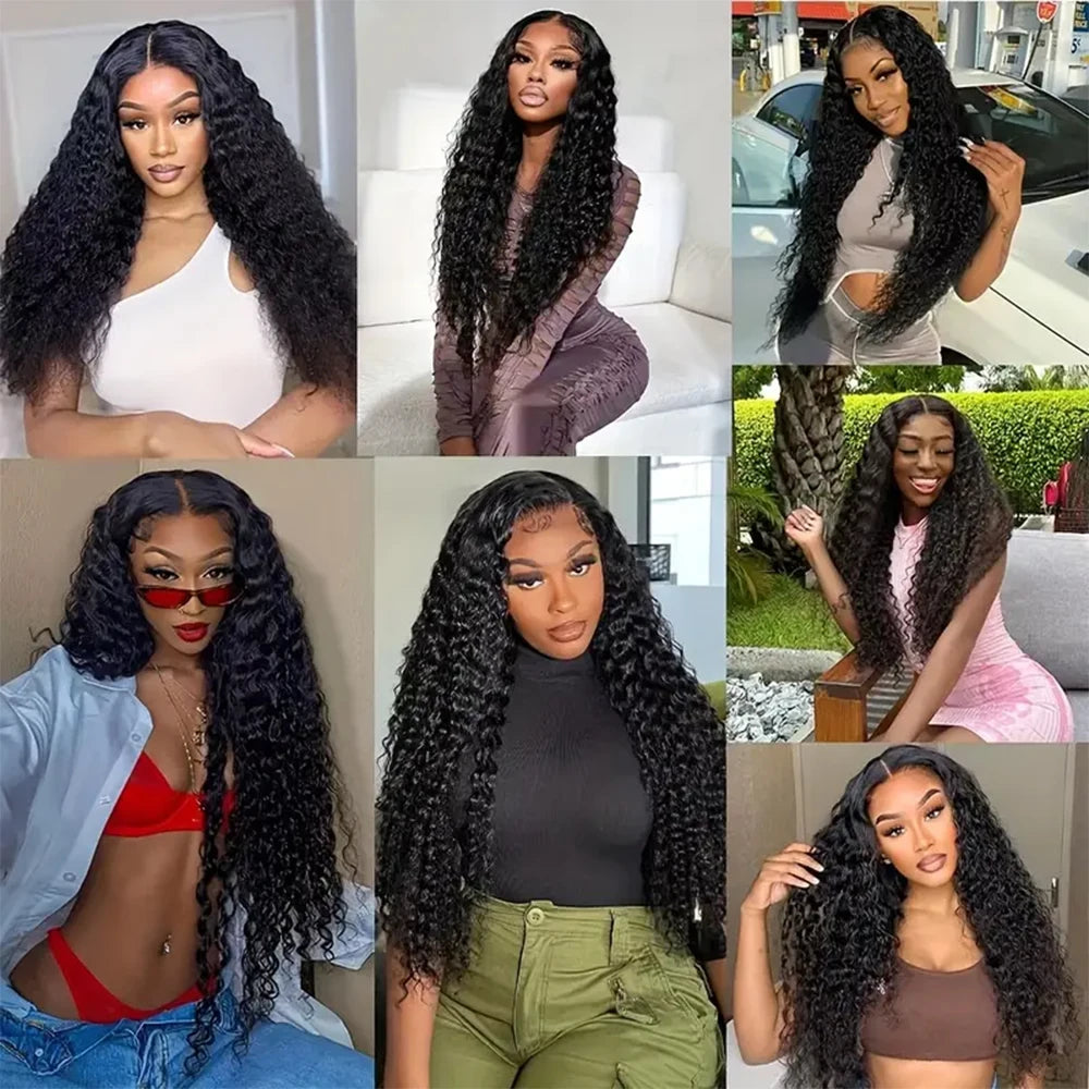 8Pcs 20Clips 120g Brazilian Hair Natural Wave Clip Ins 10-26 Inch Black