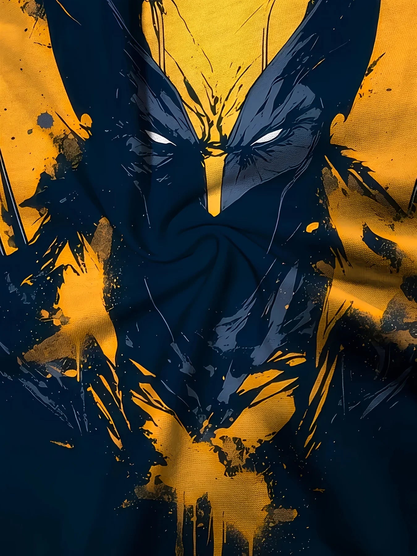 Marvel Wolverine Men's Graphic T-Shirt Summer Superhero Fan Costume Machine Washable Superhero Graphic Tee Vibrant Design Top