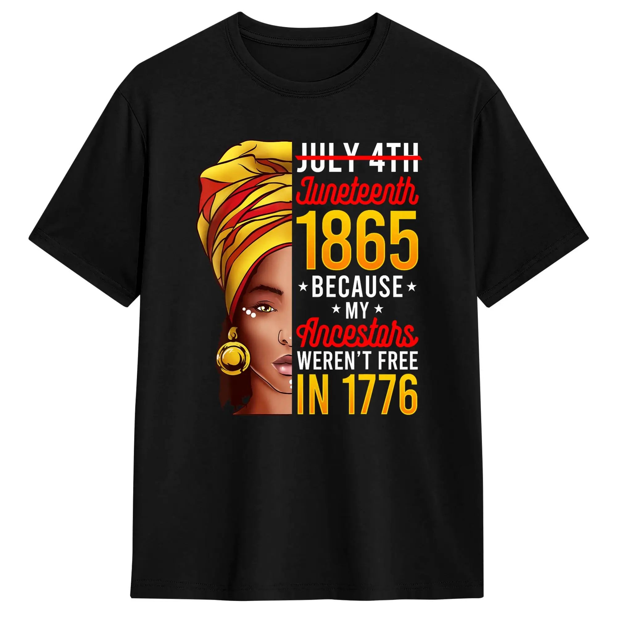Juneteenth Heart Fists Black History Melanin T Shirt Men's  Cotton Casual T-Shirts Crewneck  Tees Short Sleeve Clothes Gift Idea