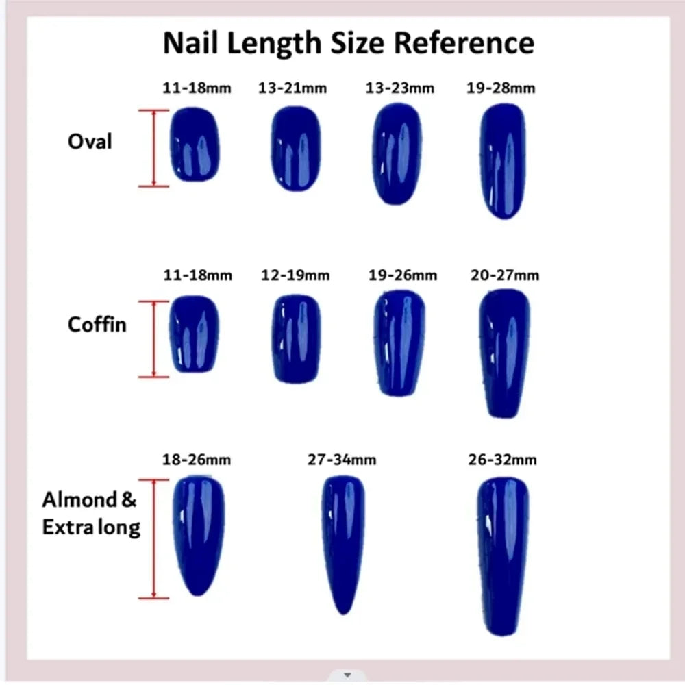Press On Nails Handmade Pink Ombre 3D Rose Gold Accented Stunning Design False Nails Full Set 24pcs Comfort Fit 2 Glues