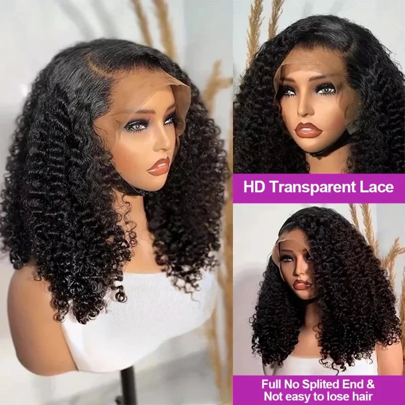 13x4 Lace Frontal Bob Wig 200% Density Virgin Human Hair Wig