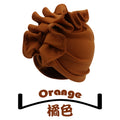Ruffled Turban Cap for Women