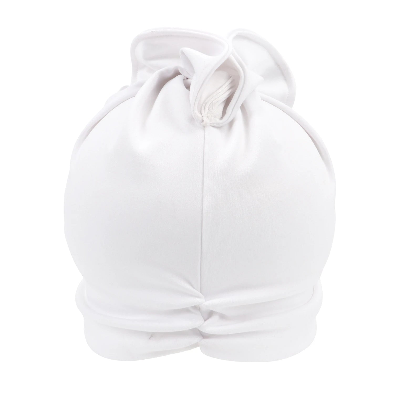 Ruffled Turban Cap for Women