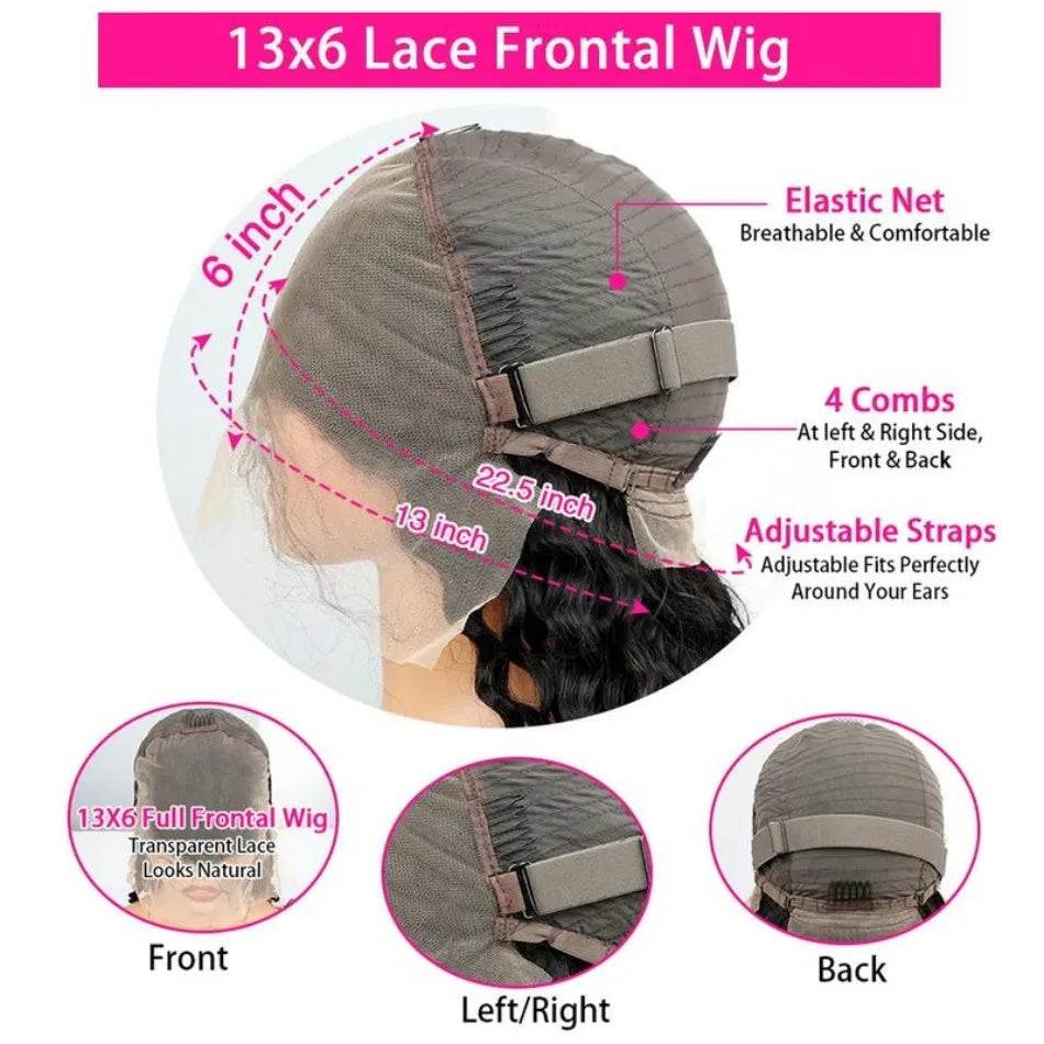 P1B30 Highlight Ombre Body Wave Human Hair Wigs 13X6 Hd Lace Frontal Wig 250 Density Brazilian 13X4 Lace Front Wigs Pre Plucked