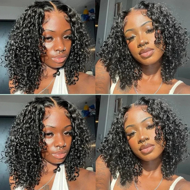 13x4 Lace Frontal Bob Wig 200% Density Virgin Human Hair Wig