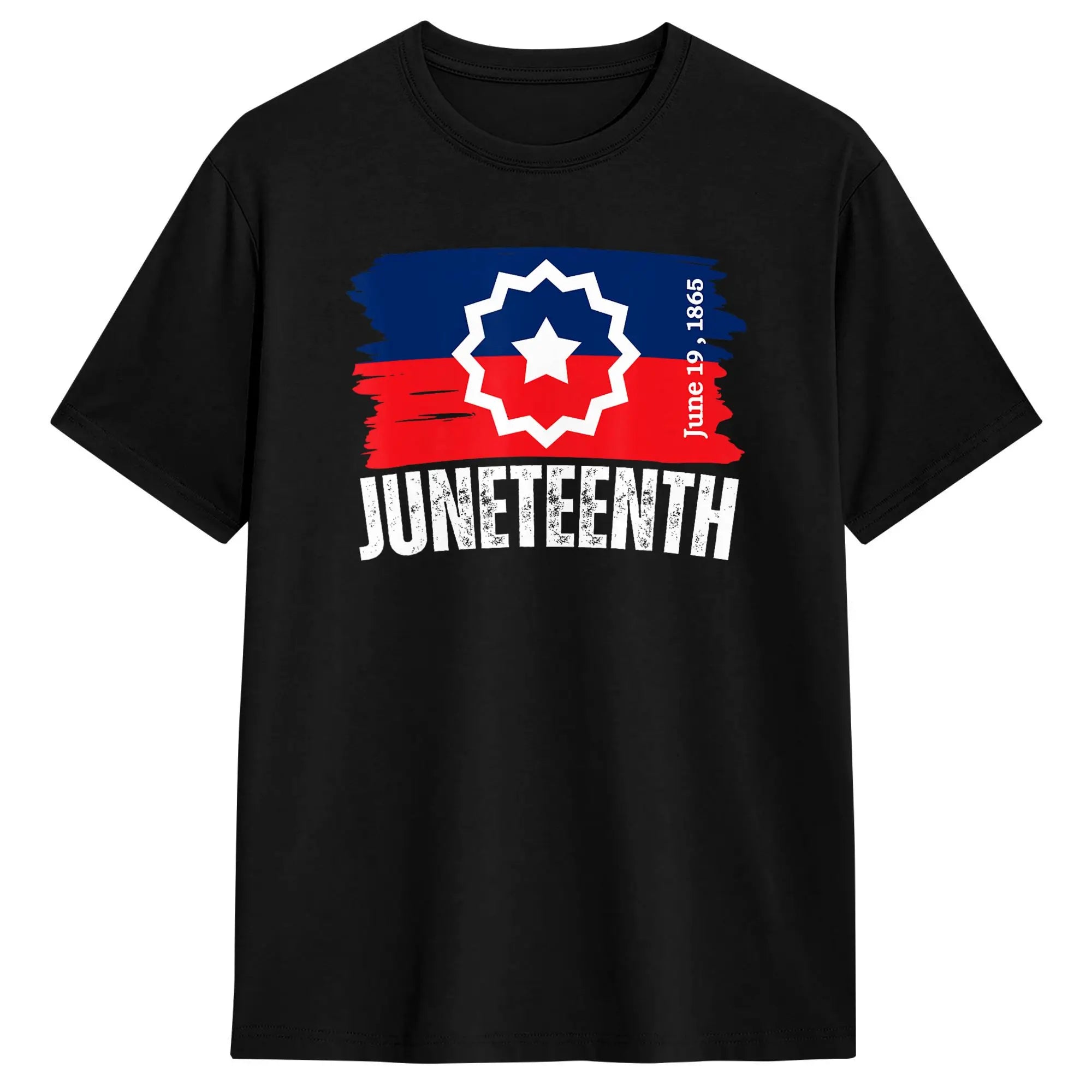 Juneteenth Heart Fists Black History Melanin T Shirt Men's  Cotton Casual T-Shirts Crewneck  Tees Short Sleeve Clothes Gift Idea