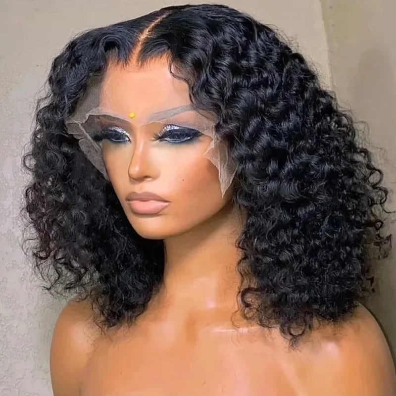 13x4 Lace Frontal Bob Wig 200% Density Virgin Human Hair Wig