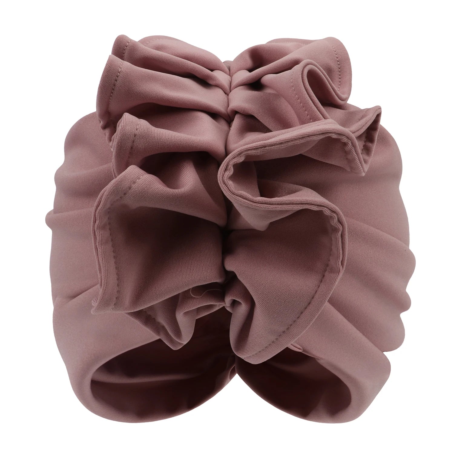 Ruffled Turban Cap for Women