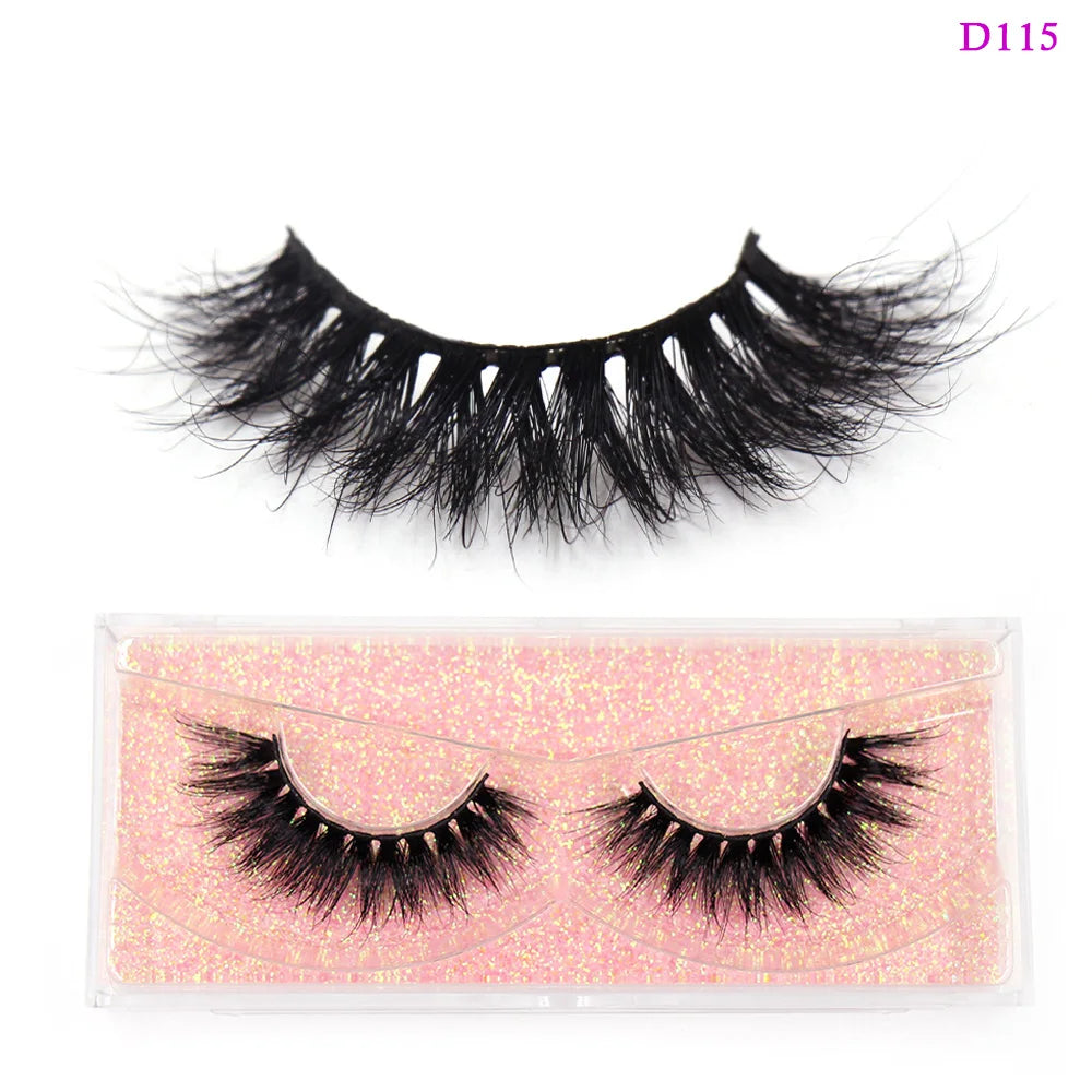 LEHUAMAO Eyelashes 3D Mink Lashes natural mink lashes for daily wear soft lashes Eyelash extension real Eyelash for makeup D103