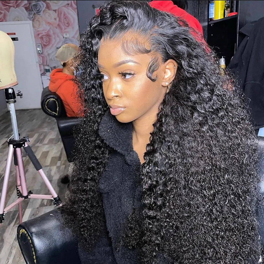 Brazilian Deep Wave 13x4 Blonde Frontal Closure Loose Curly Human Hair Hd Lace Wig 13x6 Human Hair Lace Front Wig Without Glue