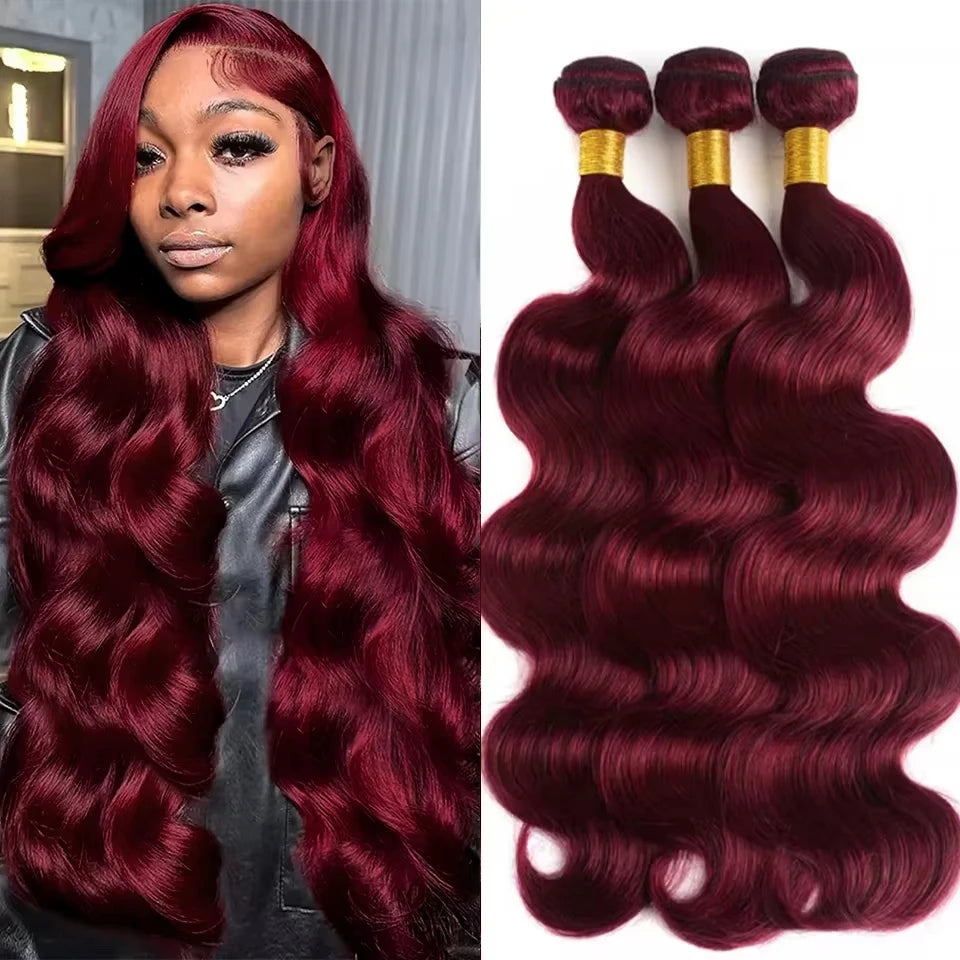 99j Body Wave Brazilian Virgin Hair Weave Extension