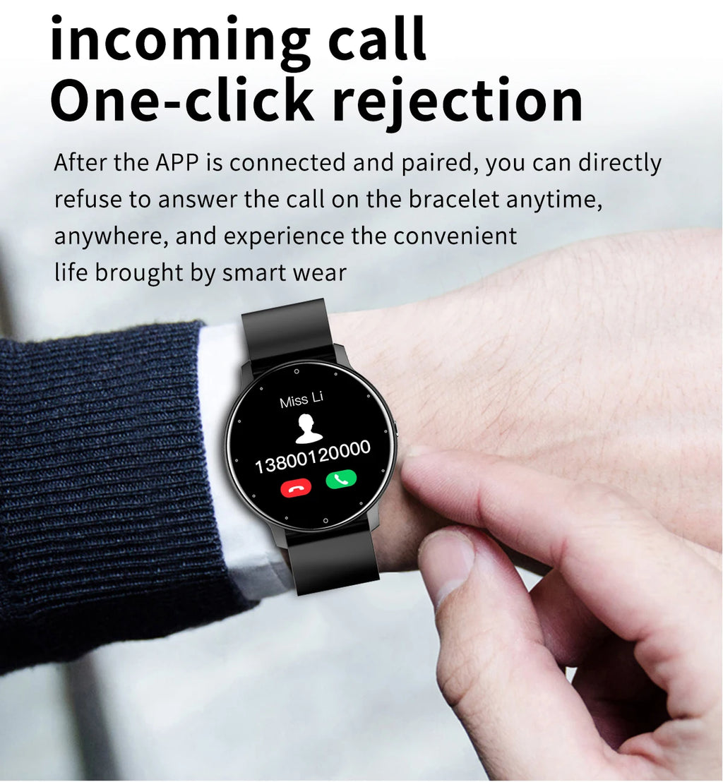 LIGE Fashion Smart Watch Men Sports Fitness Health Monitor New Watches IP67 Waterproof Bluetooth Call For Android ios Smartwatch