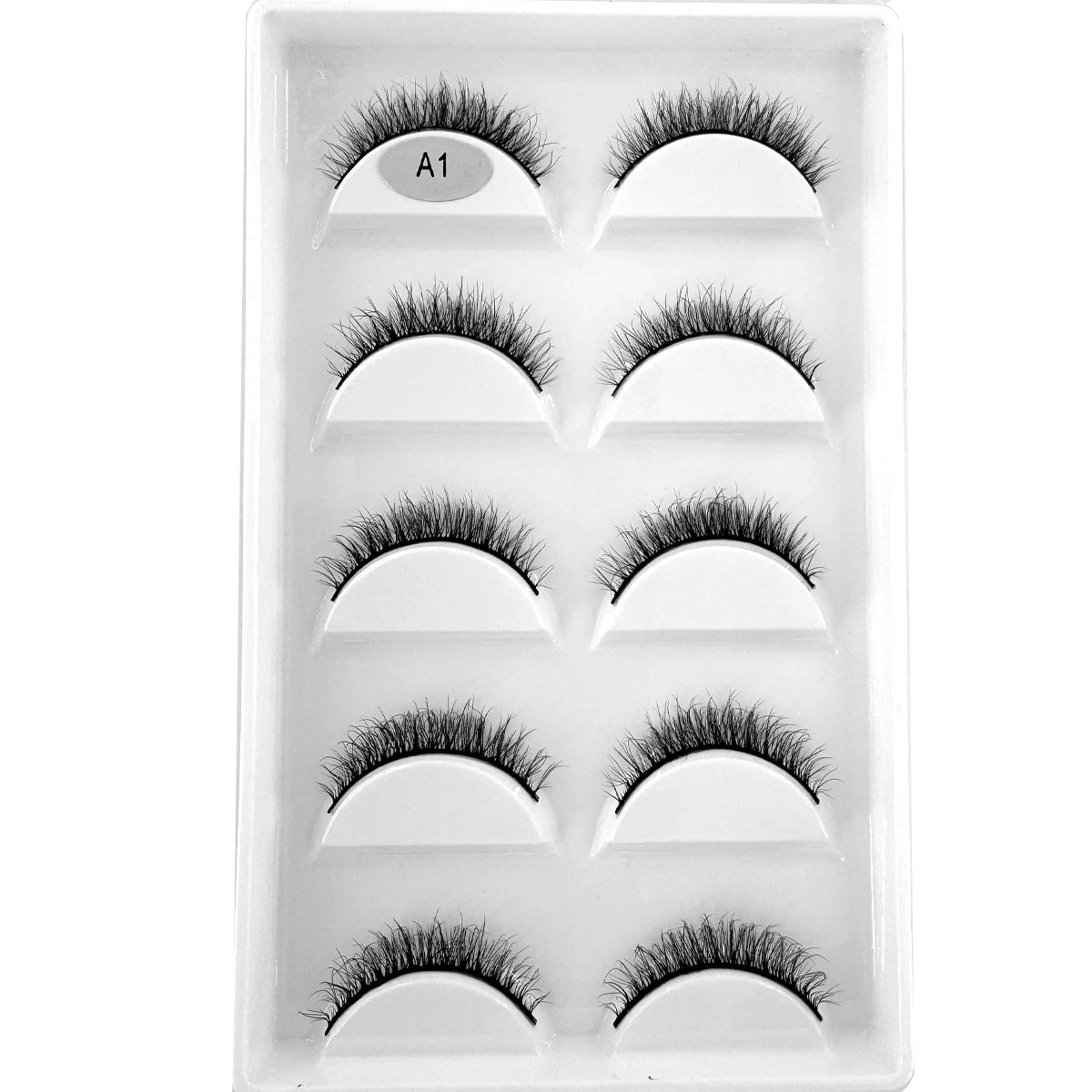 5 Pairs Natural Long False Eyelash Fake Lashes Long Makeup 3d Mink Lashes Extension Eyelash Reusable Mink Eyelashes for Beauty