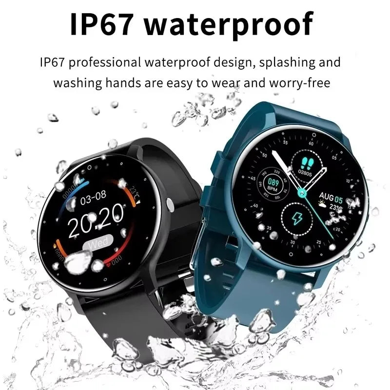 LIGE Fashion Smart Watch Men Sports Fitness Health Monitor New Watches IP67 Waterproof Bluetooth Call For Android ios Smartwatch