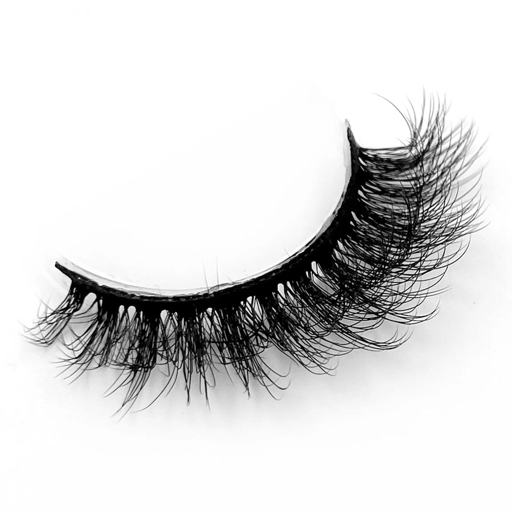 New 7 pairs of thick, 3D simulation mink fur fake eyelashesshort, dramatic fake eyelashes  wholesale full line fake eyelash make