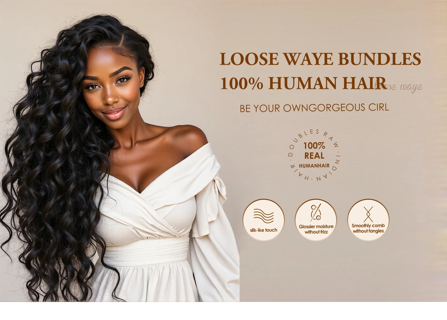 30 32 40 Inch Loose Wave Human Hair 1 3 4 Bundles Raw Virgin Unprocessed Brazilian Loose Deep Wave Human Hair Bundles Extensions
