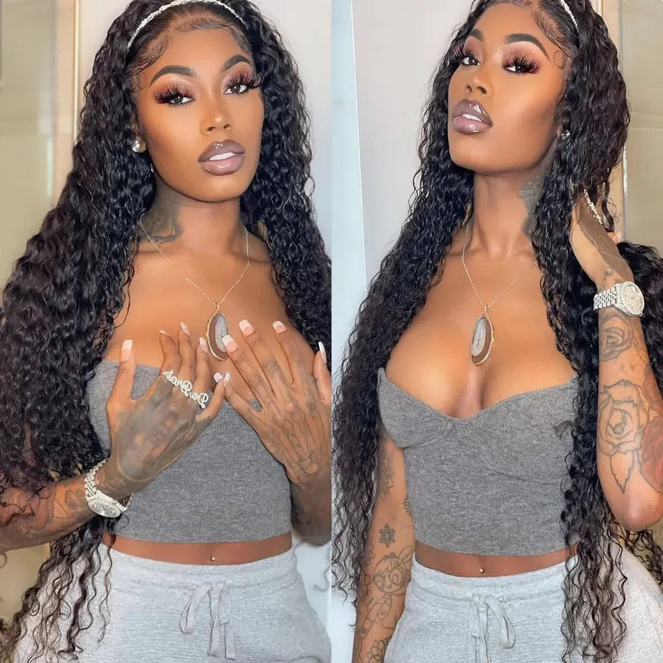 Brazilian Deep Wave 13x4 Blonde Frontal Closure Loose Curly Human Hair Hd Lace Wig 13x6 Human Hair Lace Front Wig Without Glue