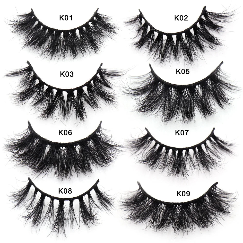 LEHUAMAO Eyelashes 3D Mink Lashes natural mink lashes for daily wear soft lashes Eyelash extension real Eyelash for makeup D103
