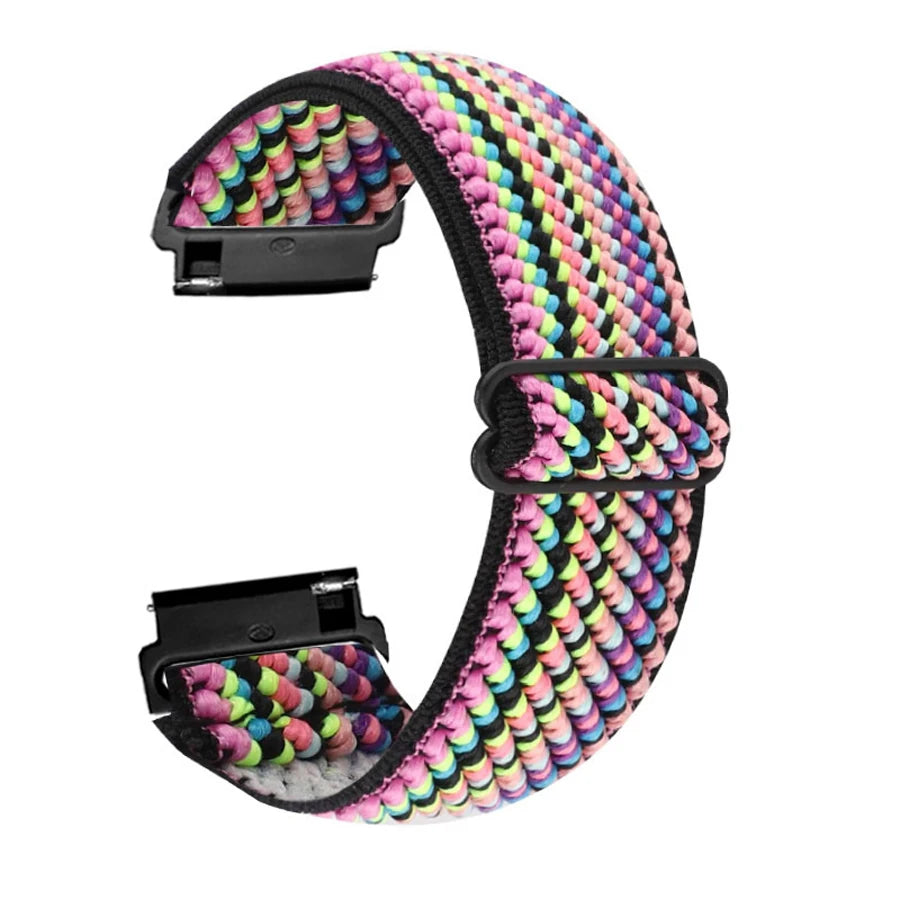Elastic Nylon Loop Strap For OnePlus Watch 2 3 Smart Watch Band Bracelet For OPPO Watch X 4 Pro Wristband For Realme Watch 5 3 S