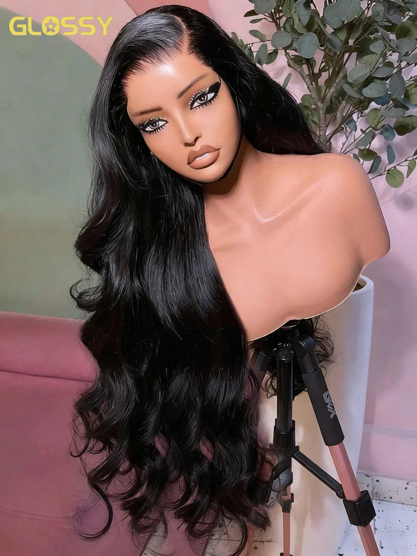 250% Body Wave 13x6 Full Hd Frontal Wig Wear And Go Glueless Human Hair Wigs For Women 7X5 Precut Lace Front Wig 30 34 inch
