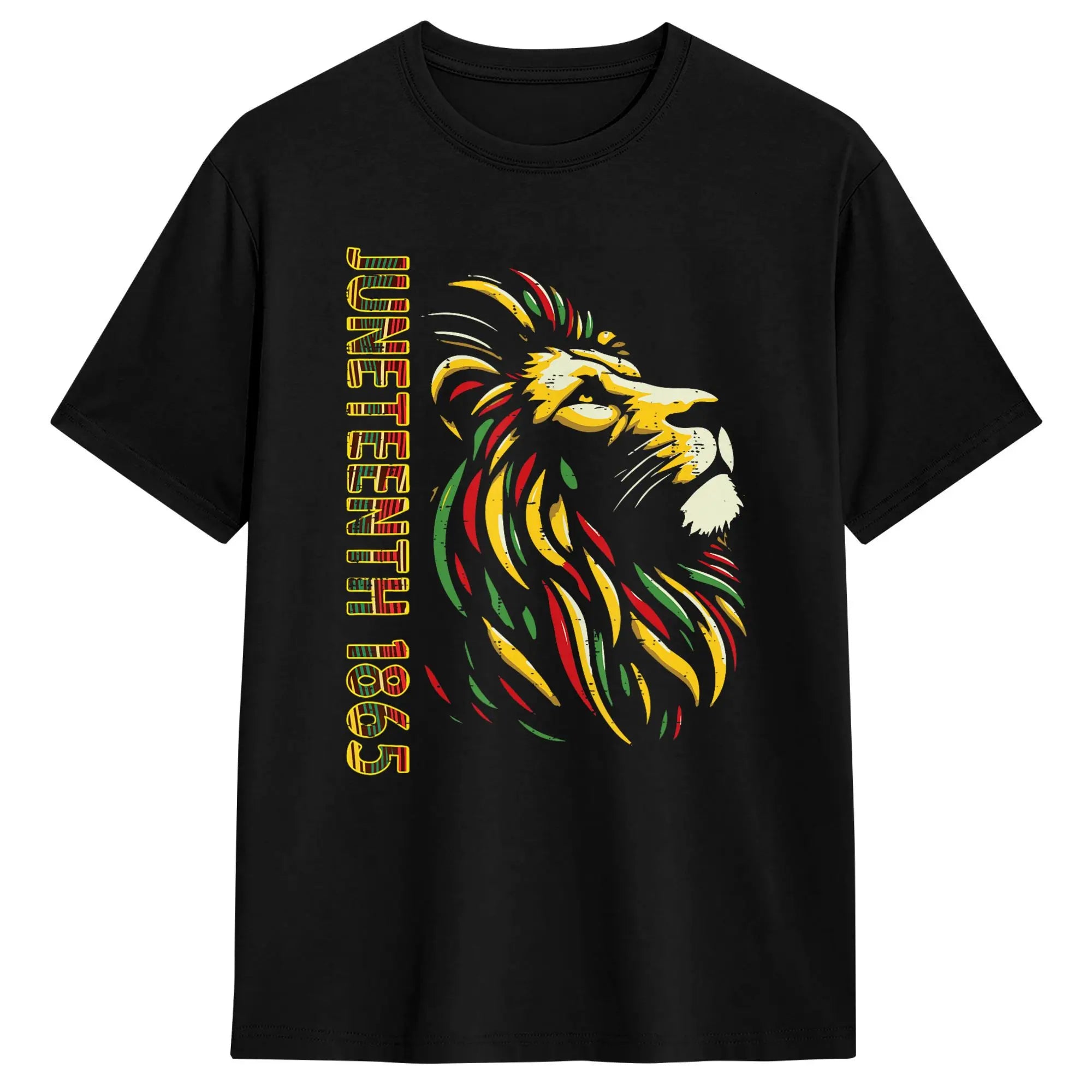 Juneteenth Heart Fists Black History Melanin T Shirt Men's  Cotton Casual T-Shirts Crewneck  Tees Short Sleeve Clothes Gift Idea