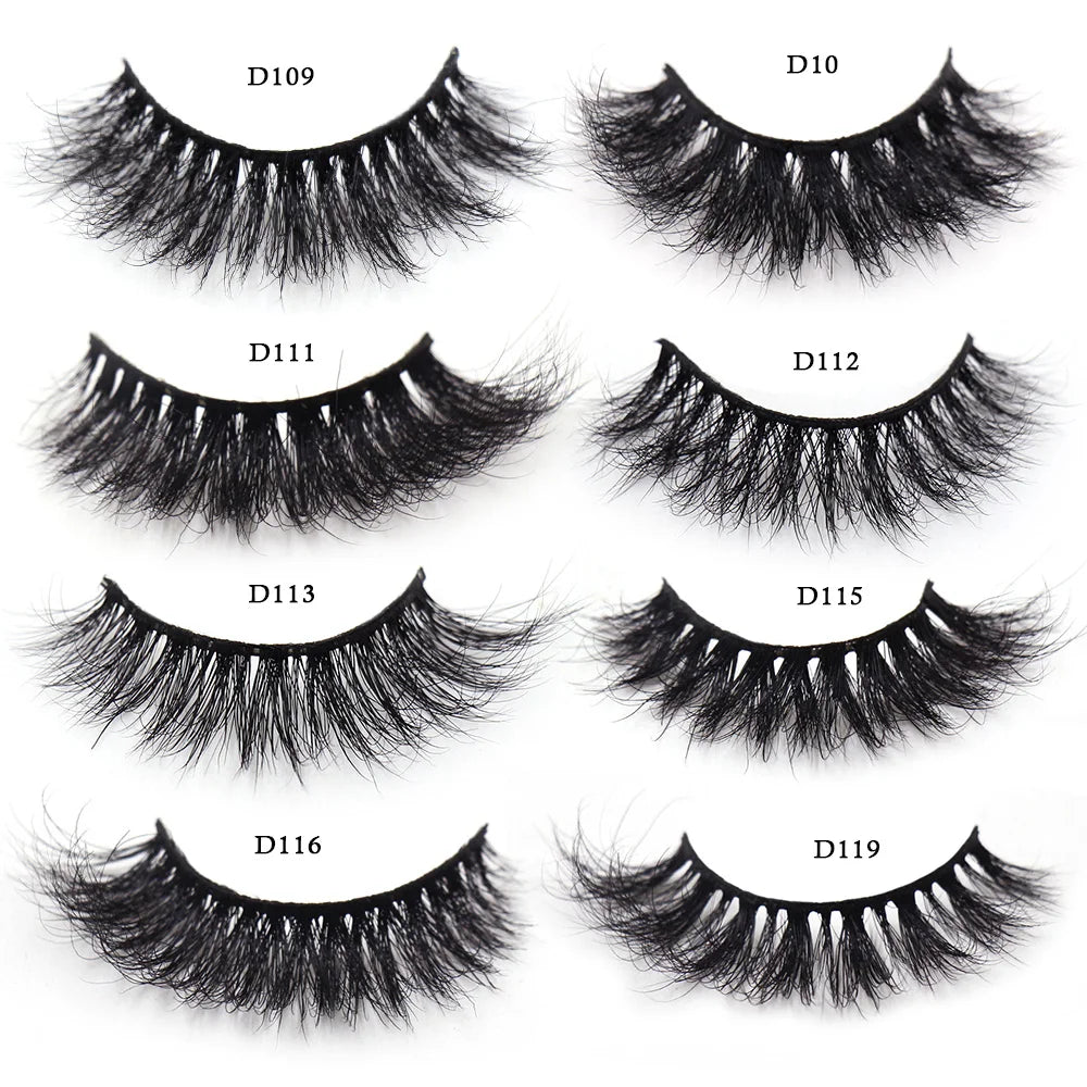 LEHUAMAO Eyelashes 3D Mink Lashes natural mink lashes for daily wear soft lashes Eyelash extension real Eyelash for makeup D103