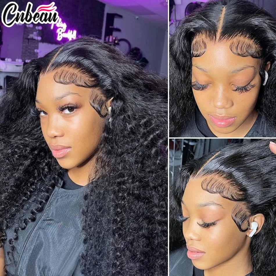 Brazilian Deep Wave 13x4 Blonde Frontal Closure Loose Curly Human Hair Hd Lace Wig 13x6 Human Hair Lace Front Wig Without Glue