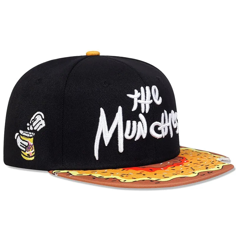 Unisex Letter Embroidery Watermelon Printing Hip-hop Hats Outdoor Adjustable Casual Baseball Caps Sunscreen Hat