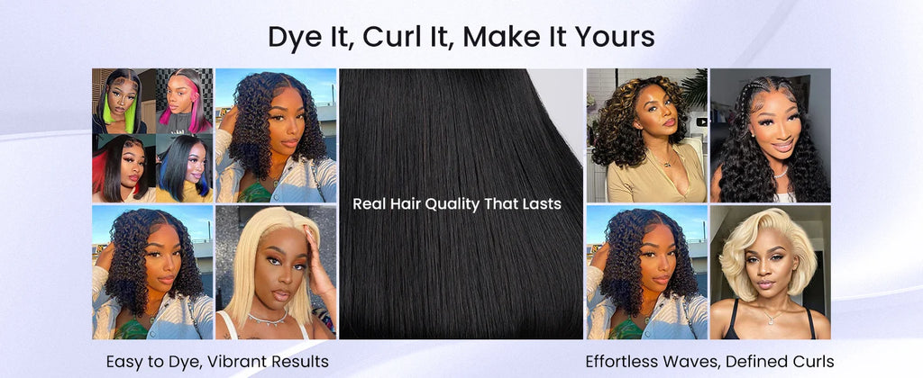 250% Density Glueless Bone Straight 13x6 Short Bob Half Lace Front Wig HD Frontal Braided Black Human Hair Wigs