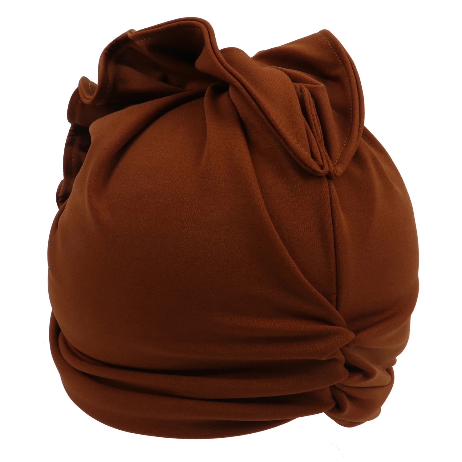 Ruffled Turban Cap for Women