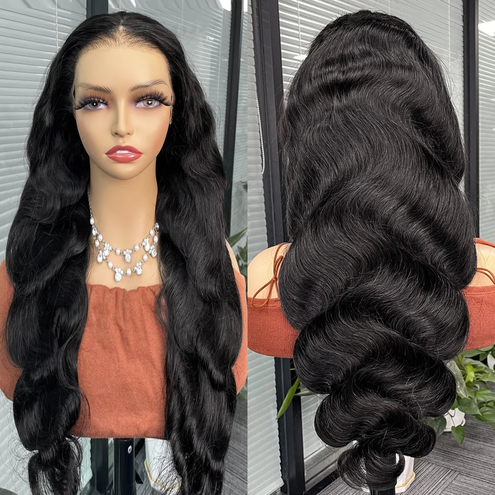 250% Body Wave 13x6 Full Hd Frontal Wig Wear And Go Glueless Human Hair Wigs For Women 7X5 Precut Lace Front Wig 30 34 inch