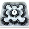 New 5 pairs 8-25mm natural 3D false eyelashes fake lashes makeup kit Mink Lashes extension mink eyelashes maquiagem