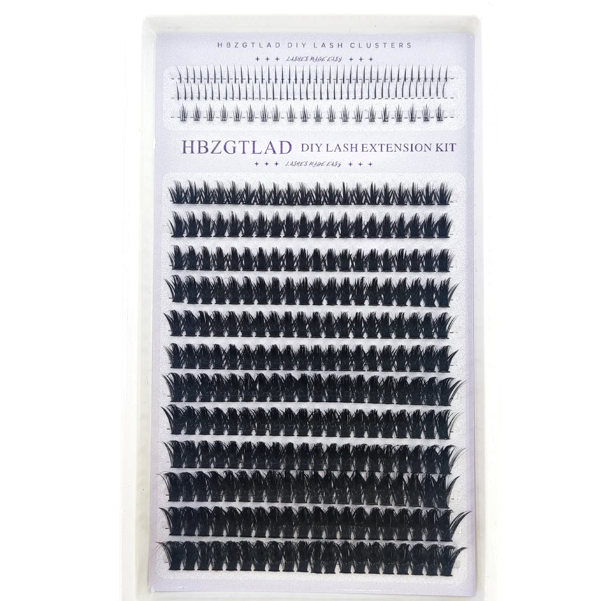 HBZGTLAD Spike eyelash clusters Wispy Cluster eyelash extensions mink strips lower eyelashes fairy hair combinations eyelash clu