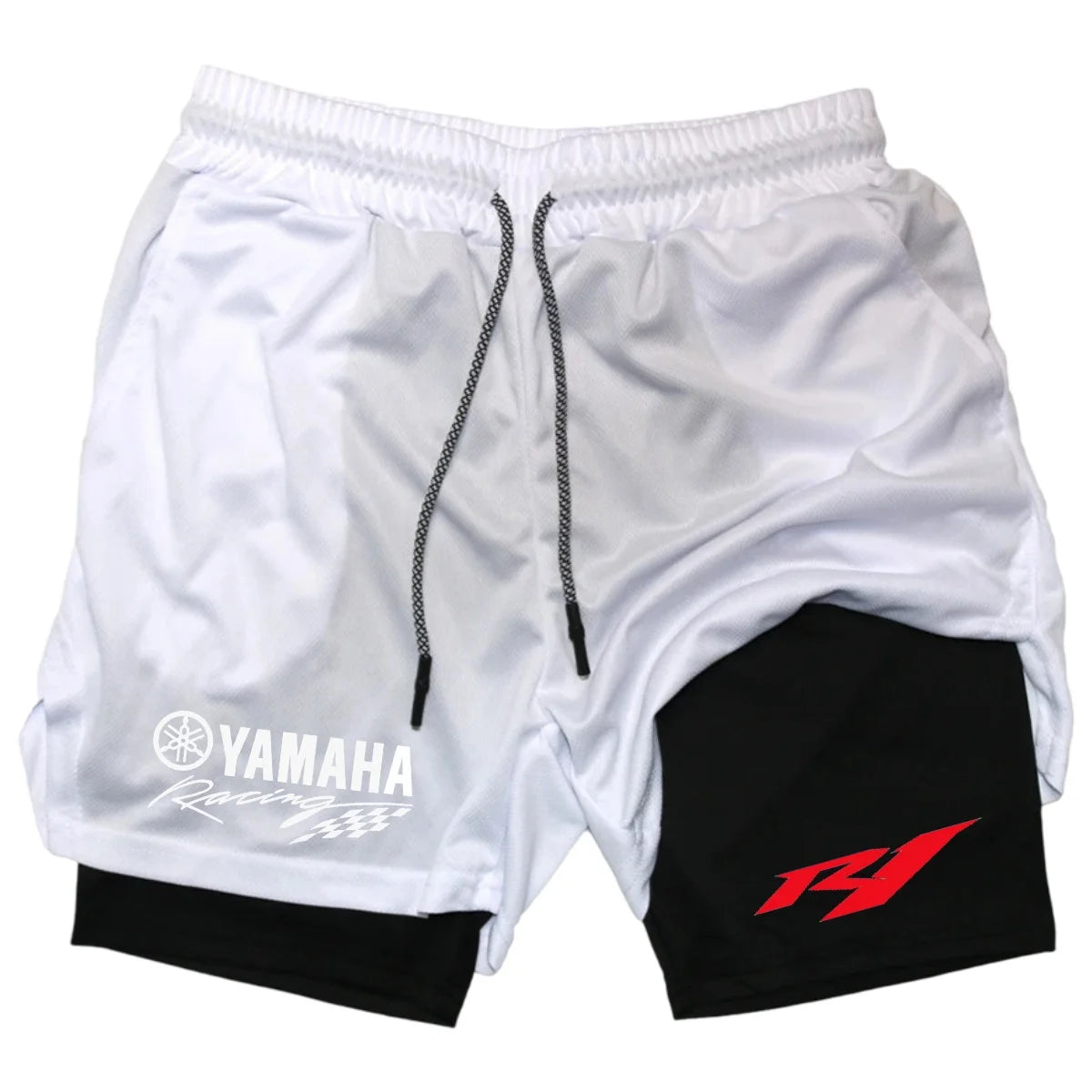 Men's Double-Layer Casual Sports Pants Breathable Running Training Shorts Comfortable Exercise Physical Fitness Track Pants