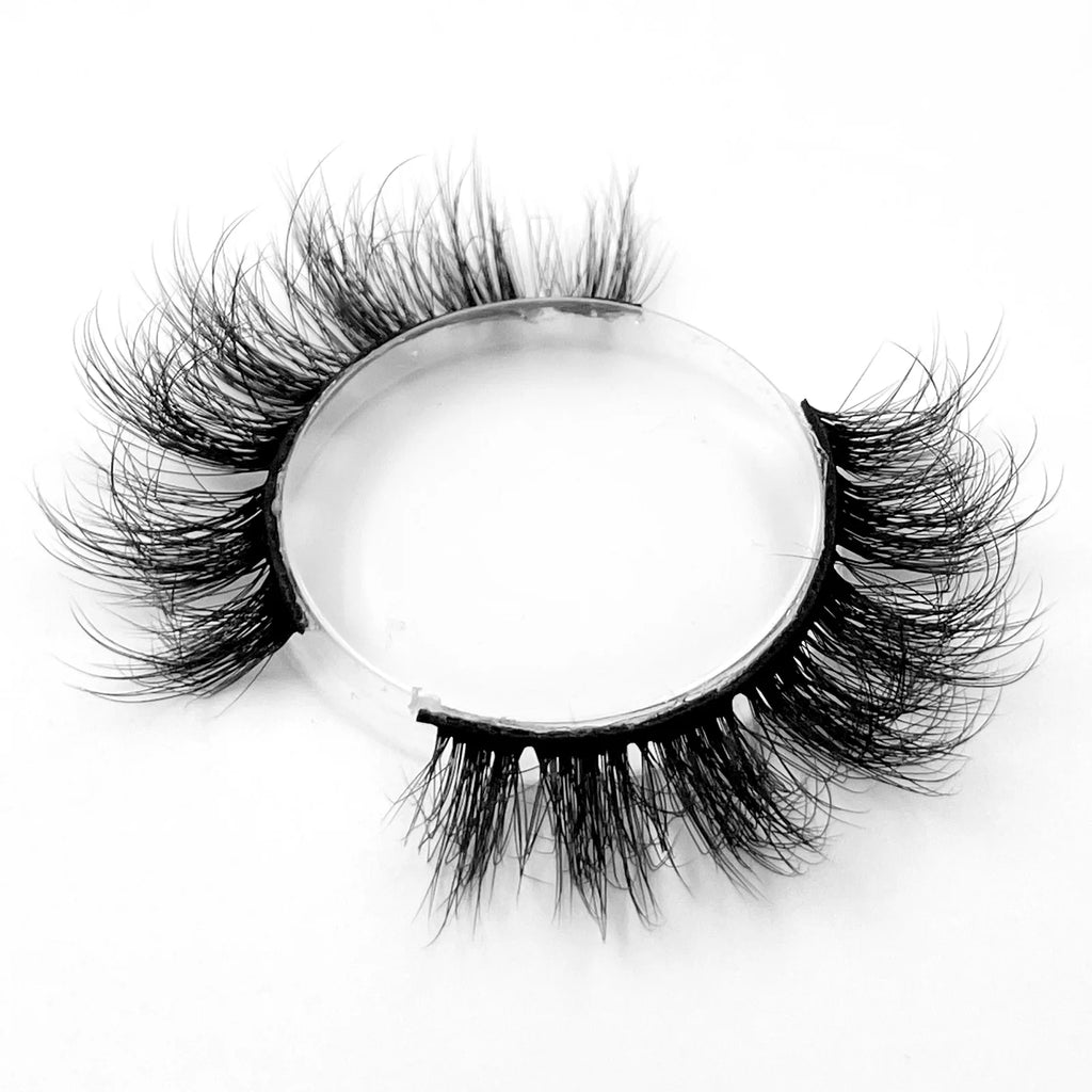 New 7 pairs of thick, 3D simulation mink fur fake eyelashesshort, dramatic fake eyelashes  wholesale full line fake eyelash make