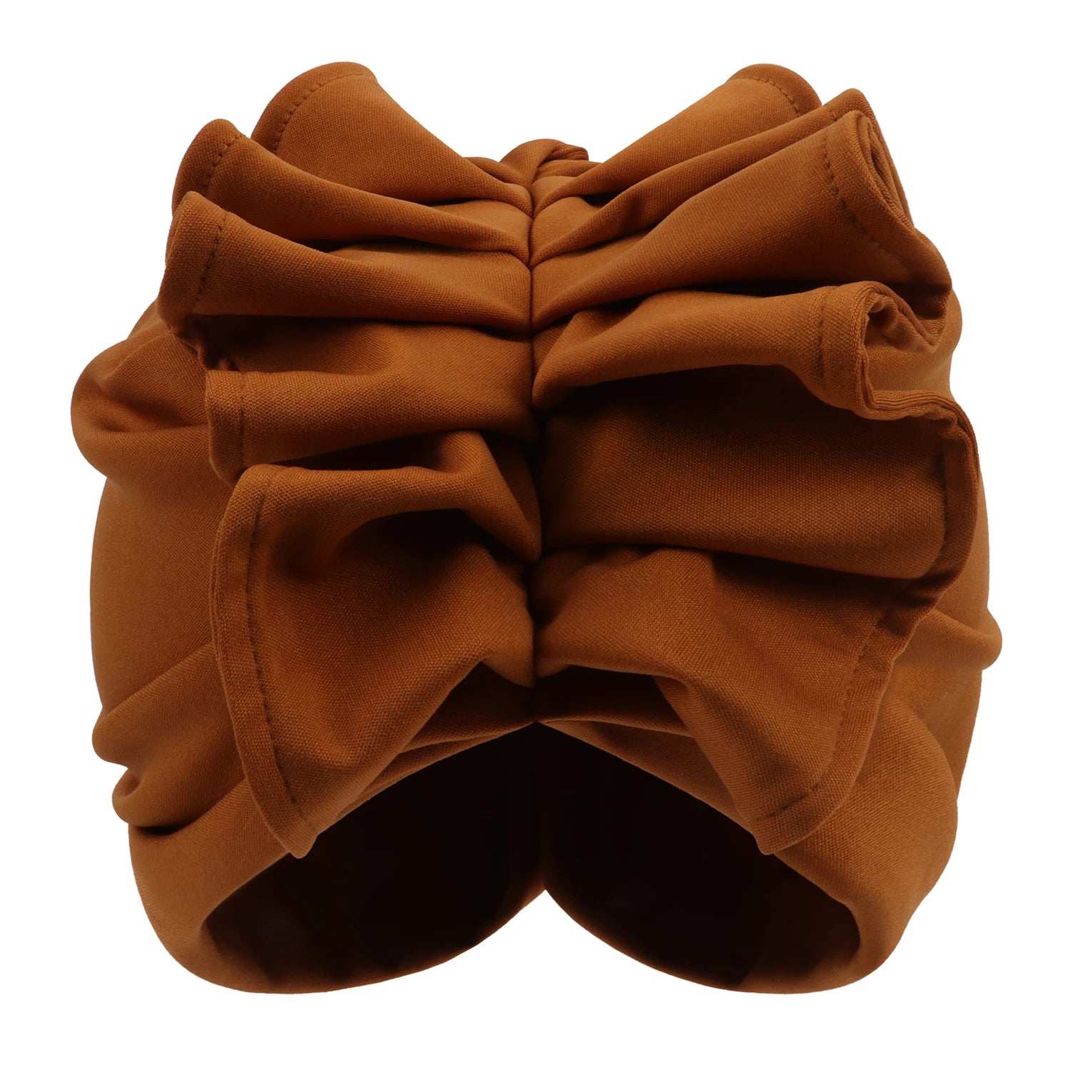 Ruffled Turban Cap for Women