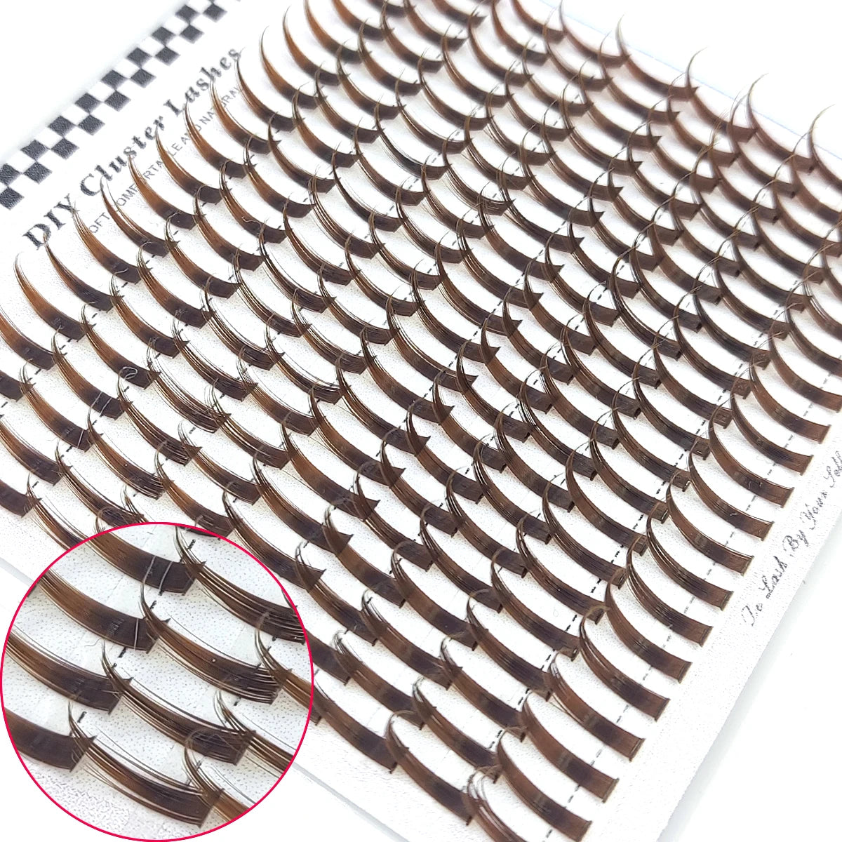 HBZGTLAD Spike eyelash clusters Wispy Cluster eyelash extensions mink strips lower eyelashes fairy hair combinations eyelash clu