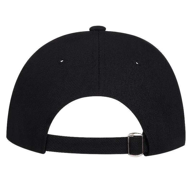 Unisex Side Cross Embroidery Baseball Caps Spring and Autumn Outdoor Adjustable Casual Hats Sunscreen Hat