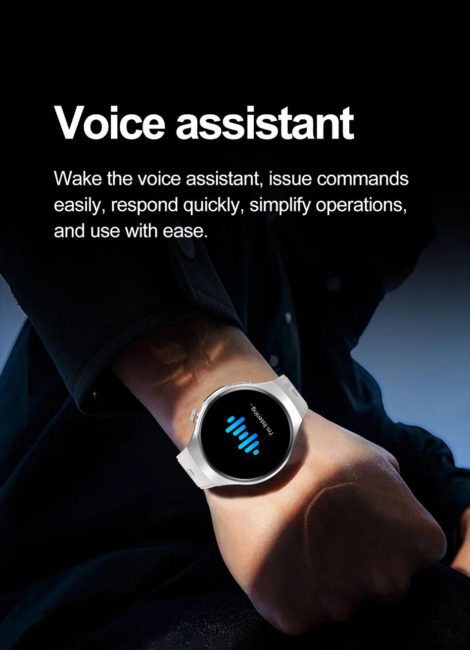 New Smart Watch Men Full Touch Screen Compass Bluetooth Call Flashlight Sports Activity Fitness Heart Rate Waterproof Smartwatch