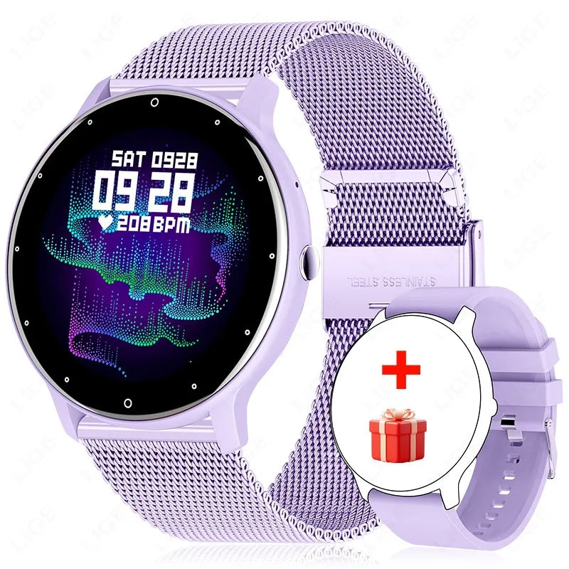LIGE Fashion Smart Watch Men Sports Fitness Health Monitor New Watches IP67 Waterproof Bluetooth Call For Android ios Smartwatch